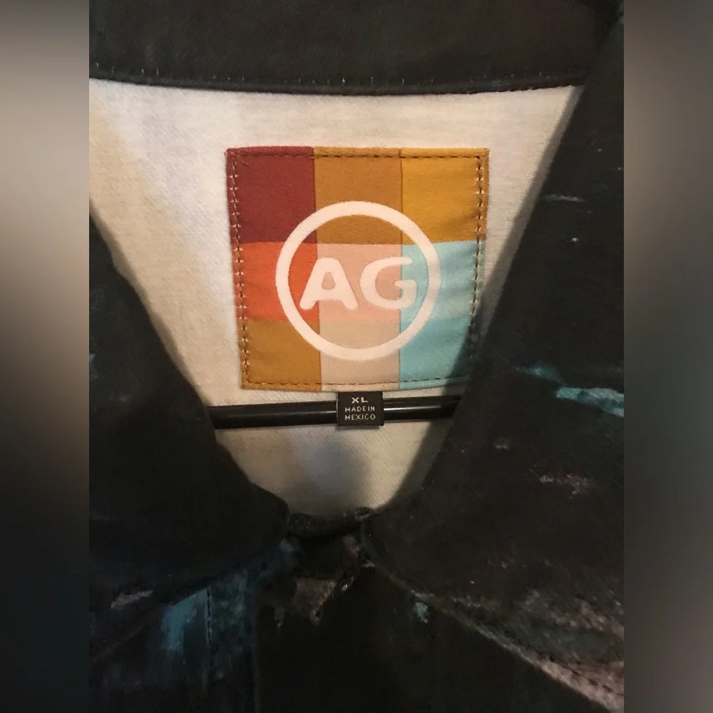 AG Men’s Art Project Misty Forest Trucker Jacket